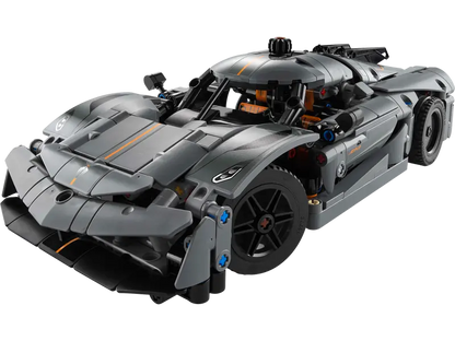 Lego Technic Koenigsegg Jesko Absolut grijze hypercar 42173