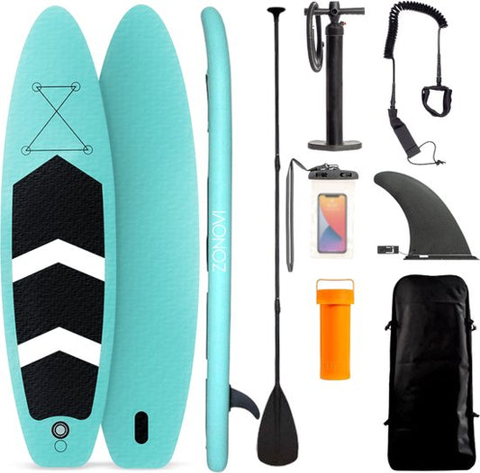 Zonovi SUP board - Turquoise/Zwart