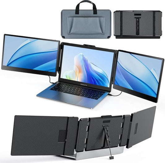 OFIYAA P2 Portable Monitor Laptop Screen Extender 12 Inch Display