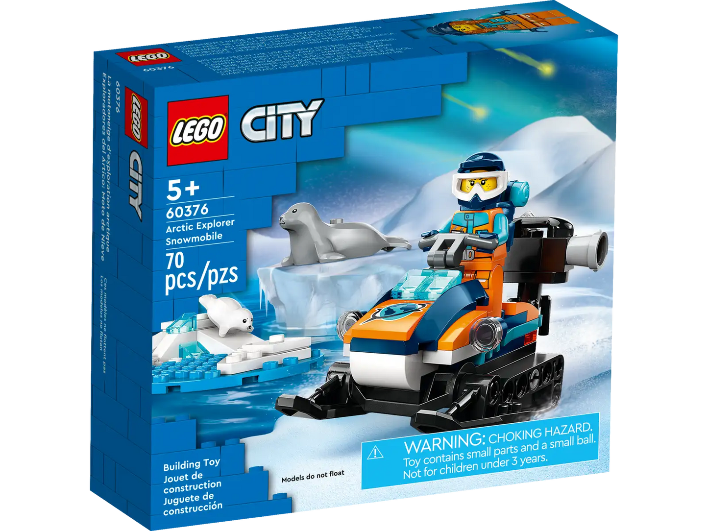 Lego City - Sneeuwscooter voor poolonderzoek - 60376