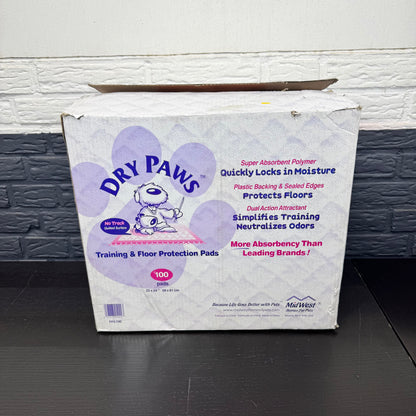 Dry Paws Puppy Training Pads (100) – Voor een Snelle en Effectieve Zindelijkheidstraining