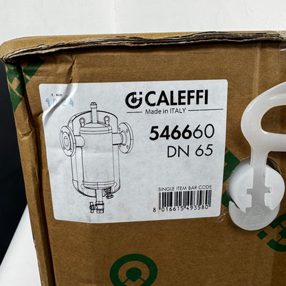 Caleffi 546660 DN 65 vuilafscheider + magneet staal dirtmag