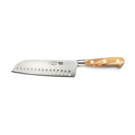 Sabatier Elephant Santoku 17cm gesmeed RVS / olijfhout / ideal